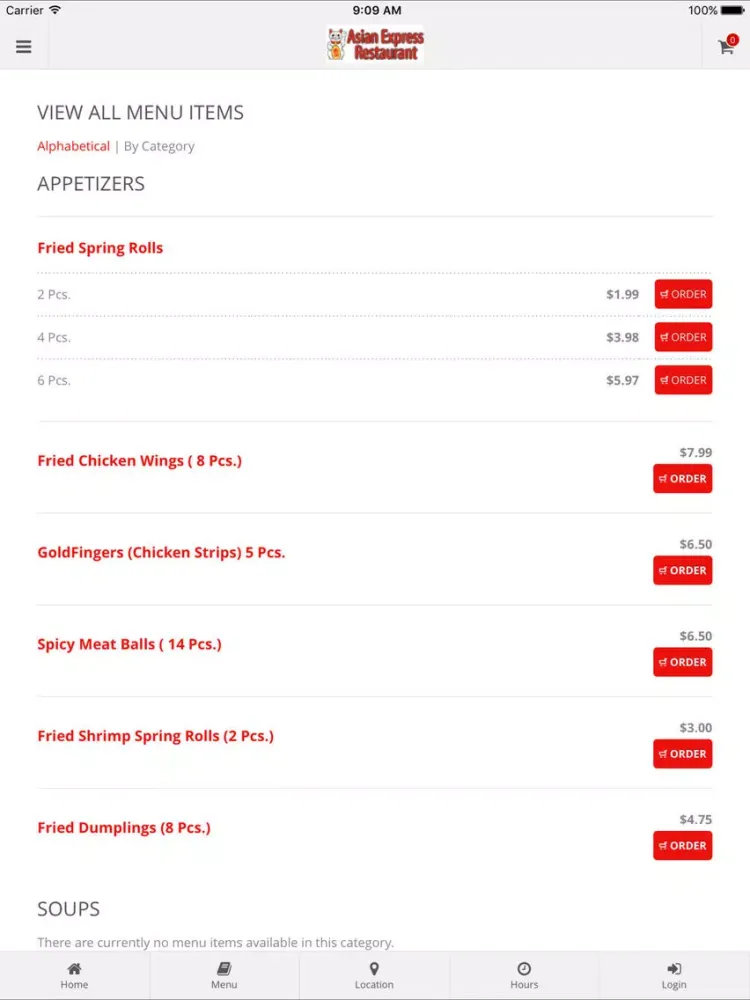 Screenshot di Asian Express Restaurant iPad 