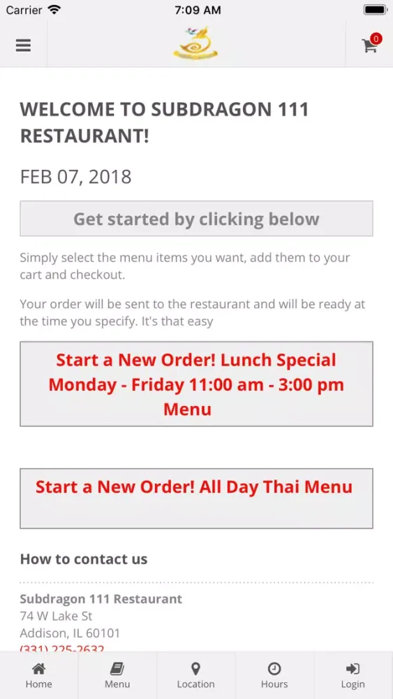Subdragon 111 Restaurant স্ক্রিনশট