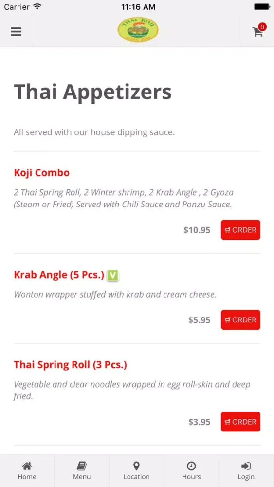 Thai Koji & Sushi Bar应用截图