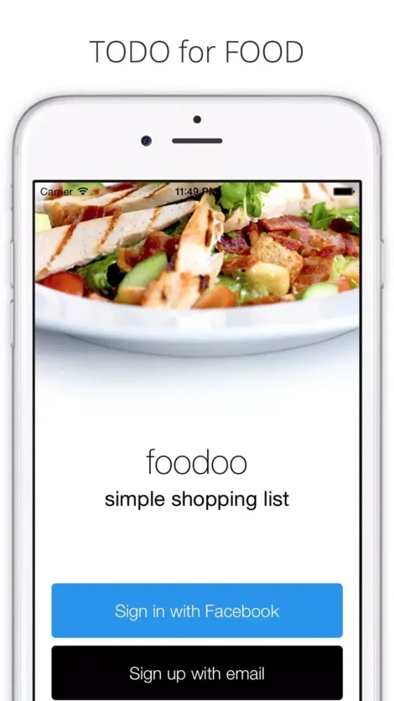 Capturas de tela do FooDoo - Shopping list