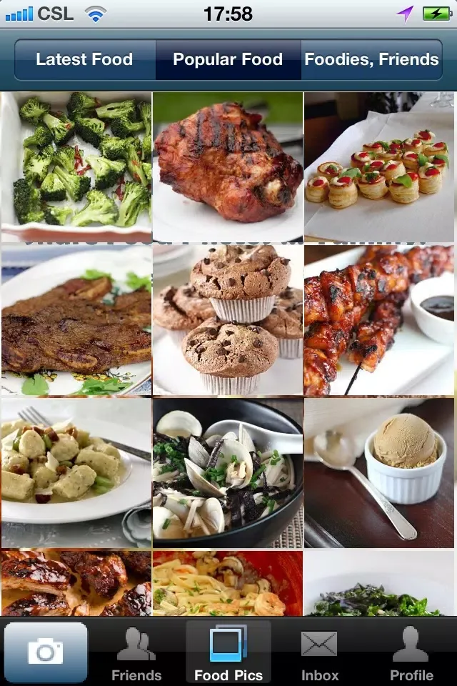 Zrzuty ekranu Food Pics!