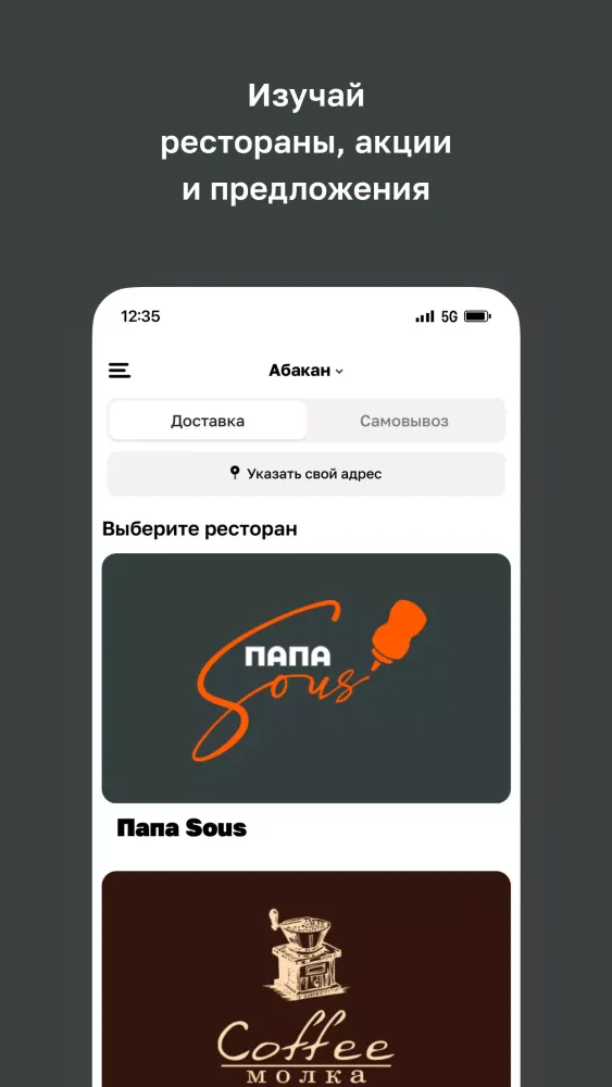 Ảnh chụp màn hình của Папа Sous team