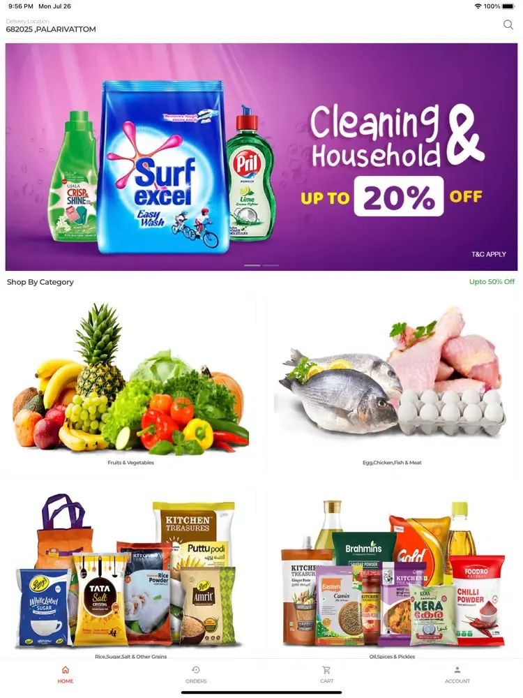 Скриншоты SuperMarket App Demo iPad 
