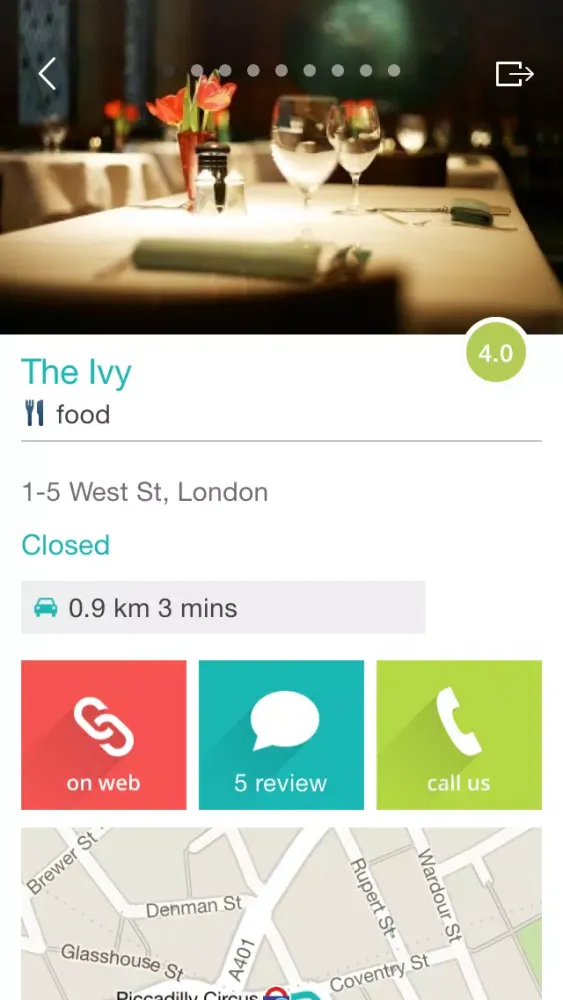 Food Map سکرین شاٹس