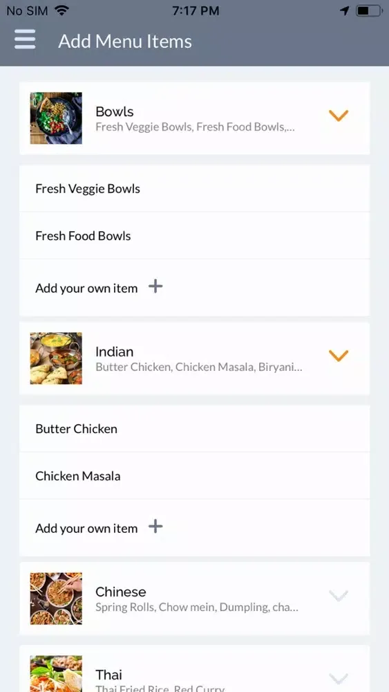 FoodSpot Provider Ekran Görüntüleri