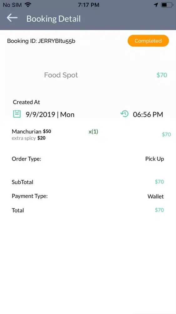 FoodSpot Provider Ekran Görüntüleri