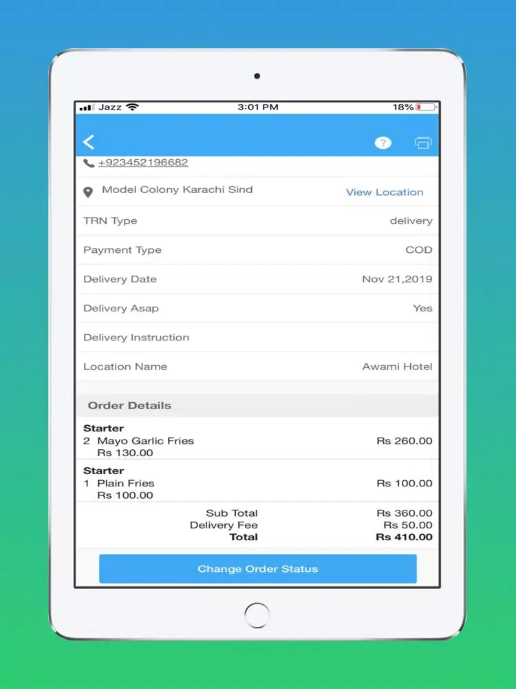 تصاویر Foodspot Merchant iPad 