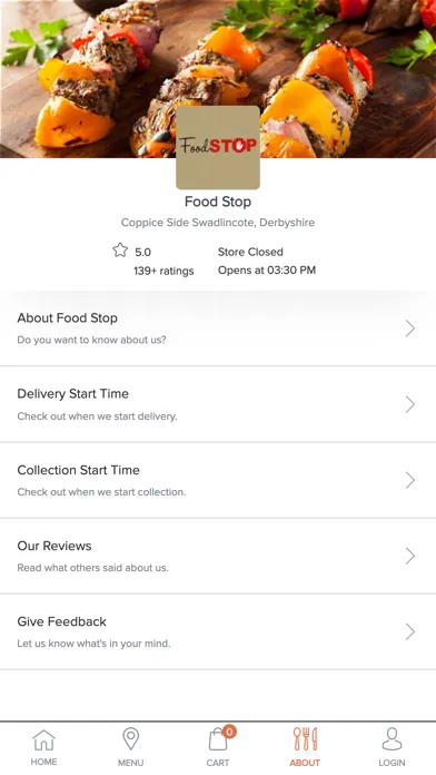 Captures d'écran de Food Stop Takeaway