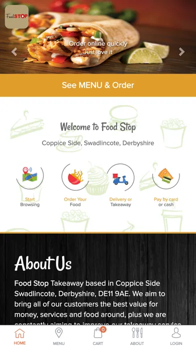 Captures d'écran de Food Stop Takeaway