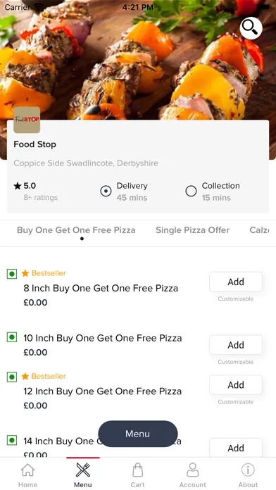 Captures d'écran de Food Stop Takeaway