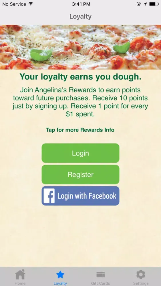 Angelina's Pizzeria Braintree应用截图