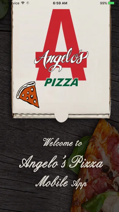 Скриншоты Angelo’s Pizza App