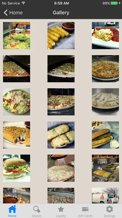Скриншоты Angelo’s Pizza App