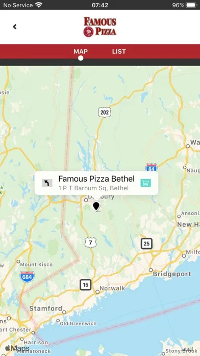 Screenshot di Famous Pizza Bethel
