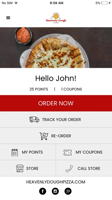 Capturas de pantalla de Heavenly Dough Pizza