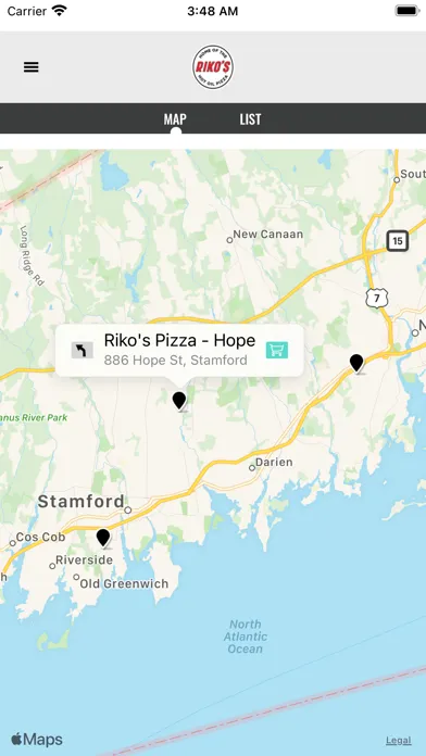Riko's Pizza App Screenshots