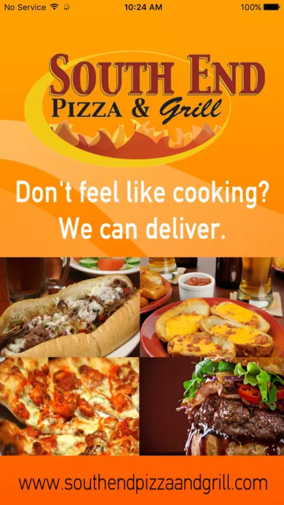Tangkapan skrin South End Pizza and Grill