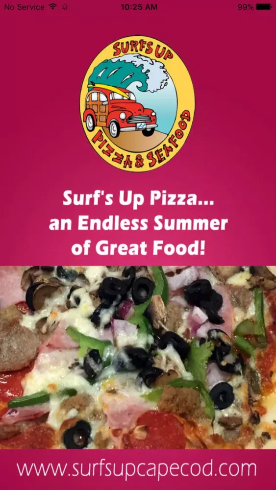 Ảnh chụp màn hình của Surf's Up Pizza
