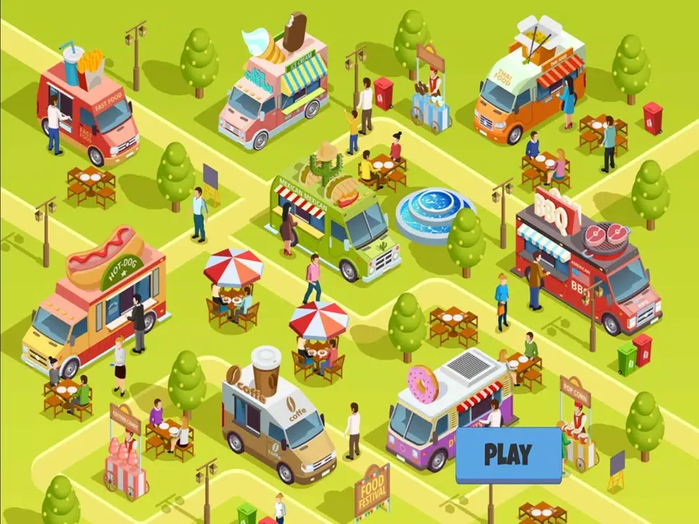 Zrzuty ekranu Idle food truck cooking tycoon iPad 