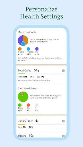 Скриншоты Calorie Counter App: Fooducate