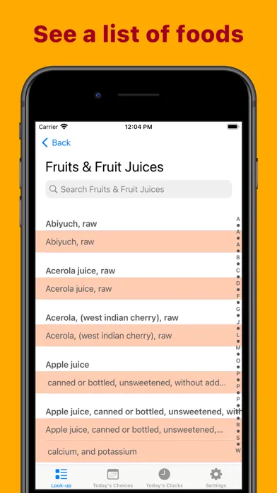 Foodclocks سکرین شاٹس