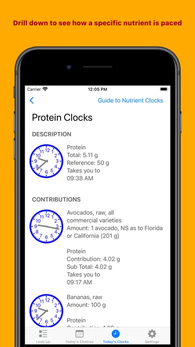 Foodclocks سکرین شاٹس