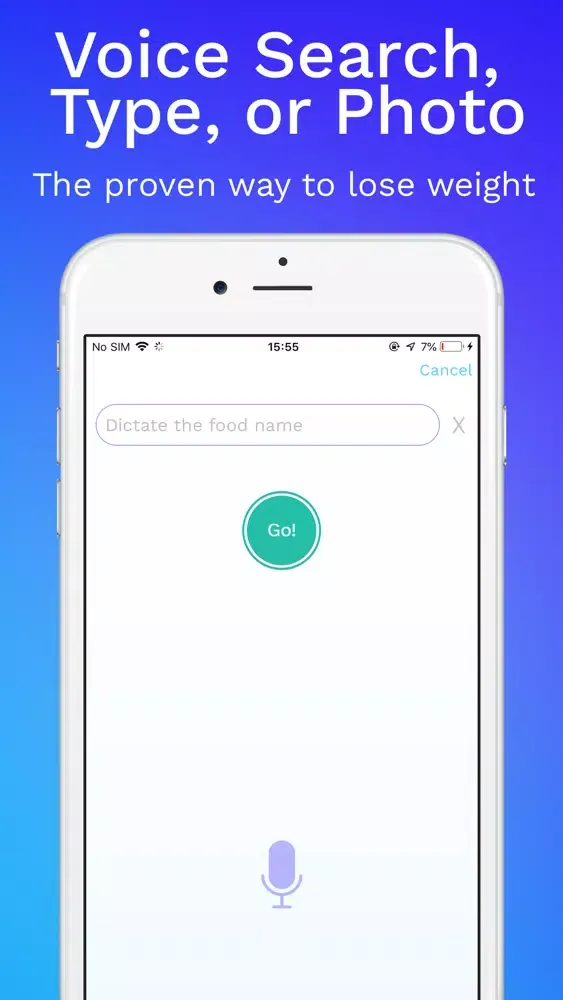 Ảnh chụp màn hình của FoodWise Calorie Counter