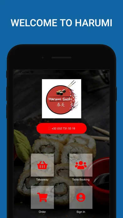 Captures d'écran de Harumi Sushi Bar