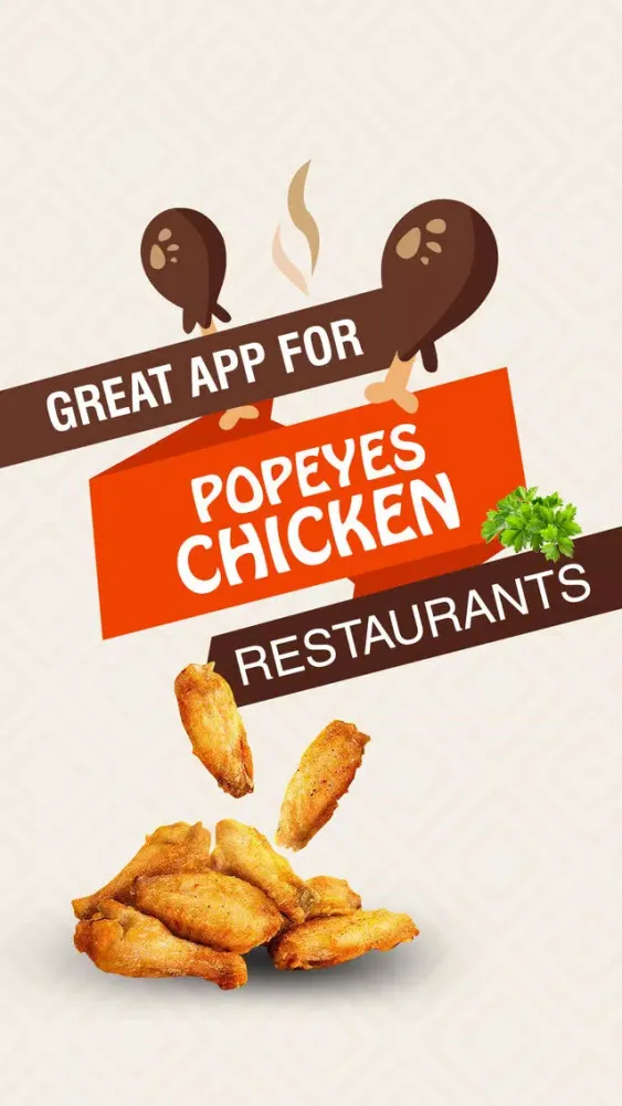 Zrzuty ekranu Great App for Popeyes Chicken Restaurants