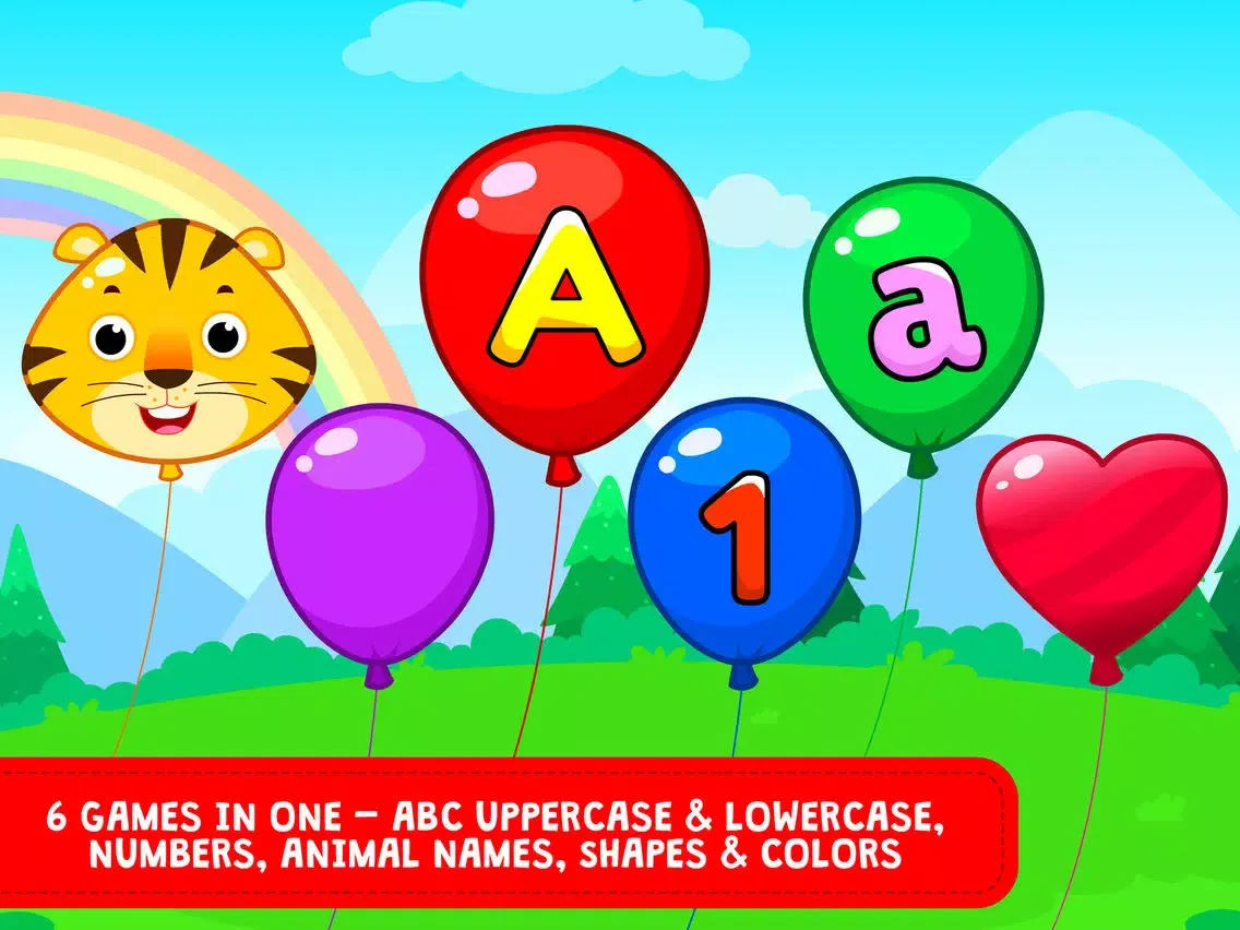 Ảnh chụp màn hình của Pop the ABC Balloons iPad 