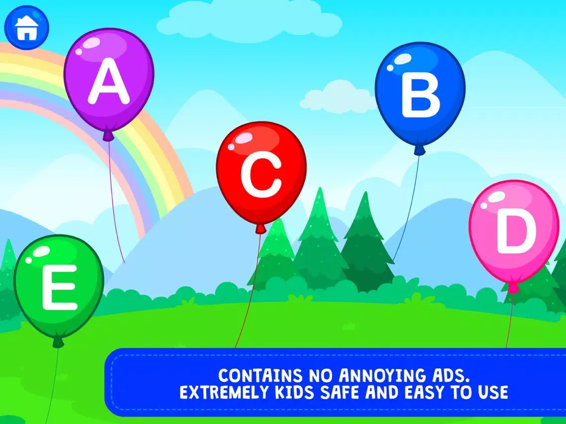 Ảnh chụp màn hình của Pop the ABC Balloons iPad 