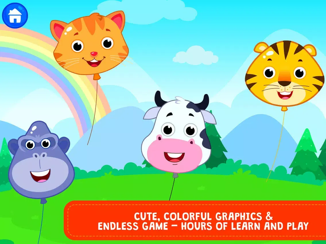 Ảnh chụp màn hình của Pop the ABC Balloons iPad 