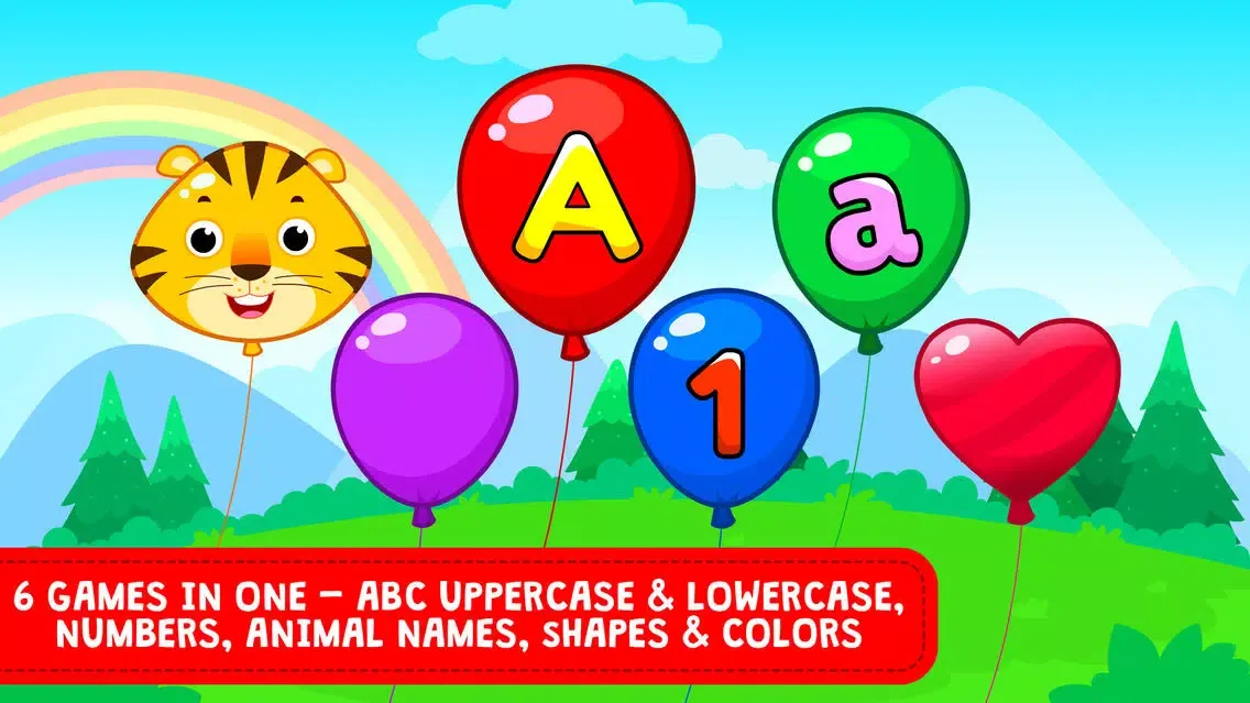 Ảnh chụp màn hình của Pop the ABC Balloons