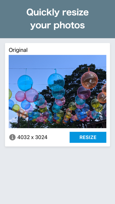 Photo Resizer: resize image应用截图