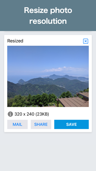 Photo Resizer: resize image应用截图