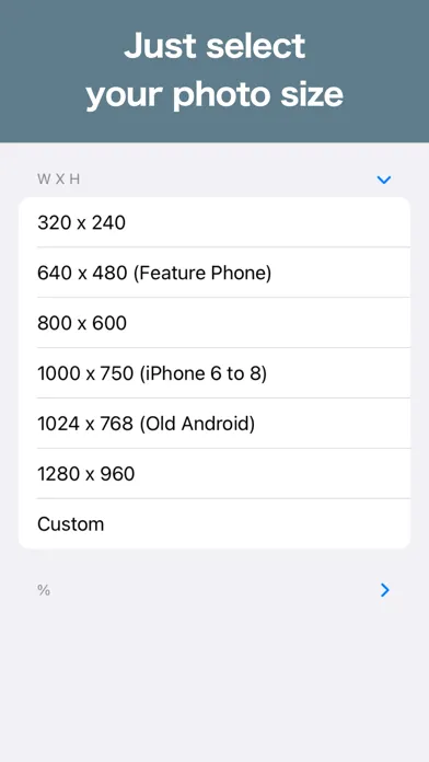 Photo Resizer: resize image应用截图
