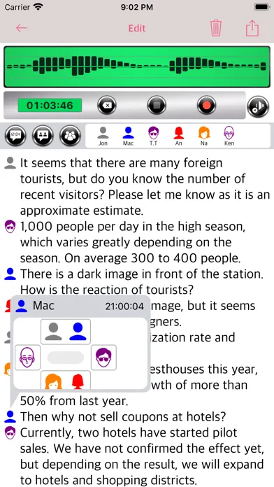 Zrzuty ekranu Voice + Notes