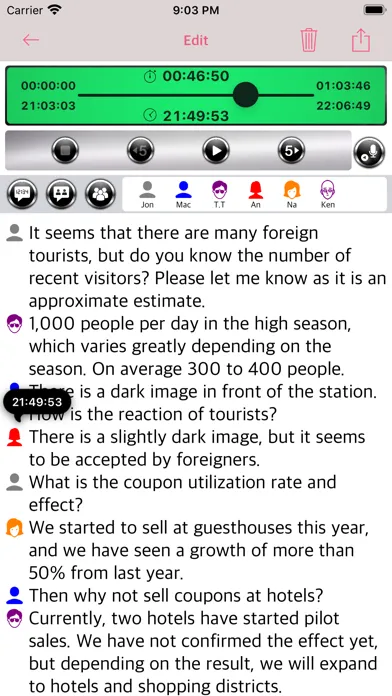 Zrzuty ekranu Voice + Notes