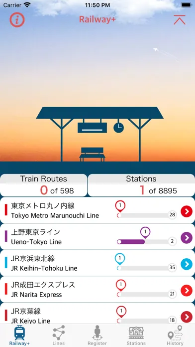 Capturas de pantalla de Railway+.jp