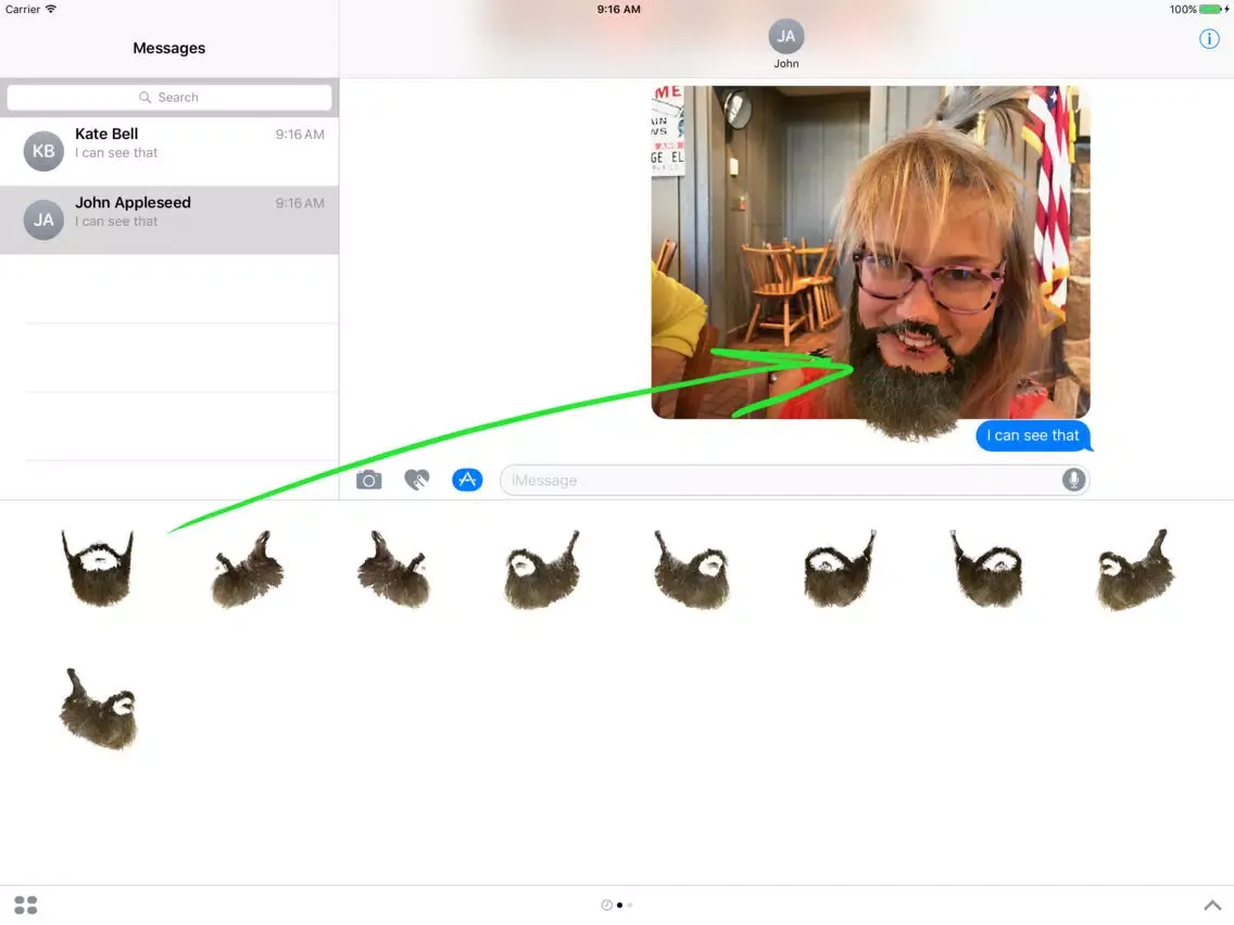 Put a Beard on It iPad  Screenshots