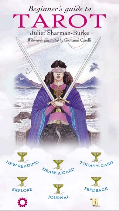 Capturas de tela do Beginner's Guide to Tarot
