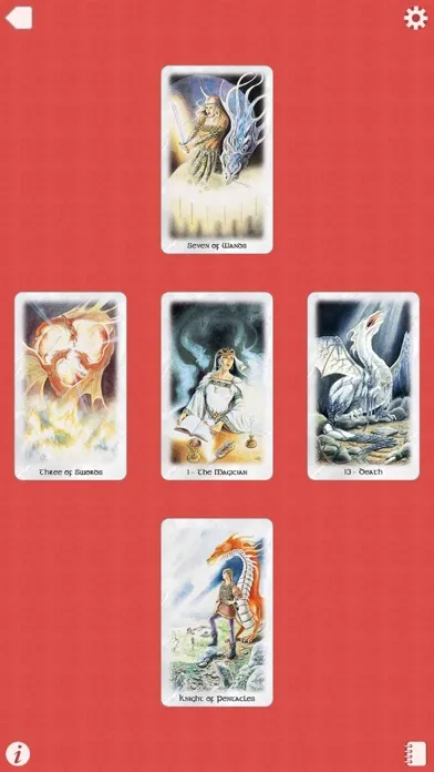 The Celtic Dragon Tarot Screenshots