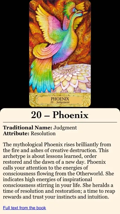 Chrysalis Tarot Ekran Görüntüleri