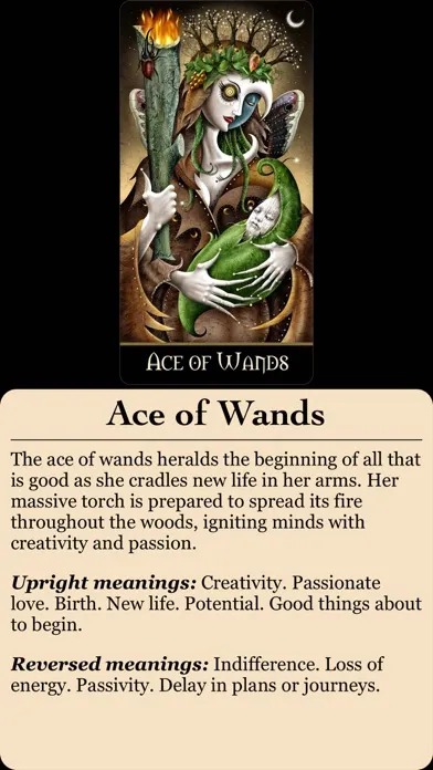 Deviant Moon Tarot Screenshots