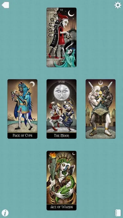 Deviant Moon Tarot Screenshots