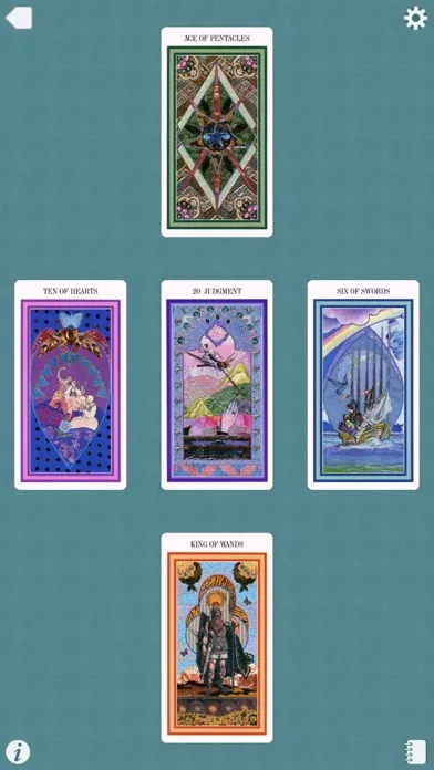 Captures d'écran de Enchanted Tarot