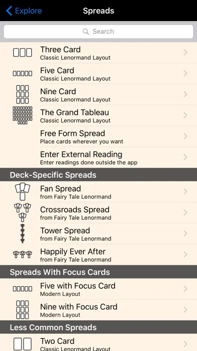 Capturas de pantalla de Fairy Tale Lenormand