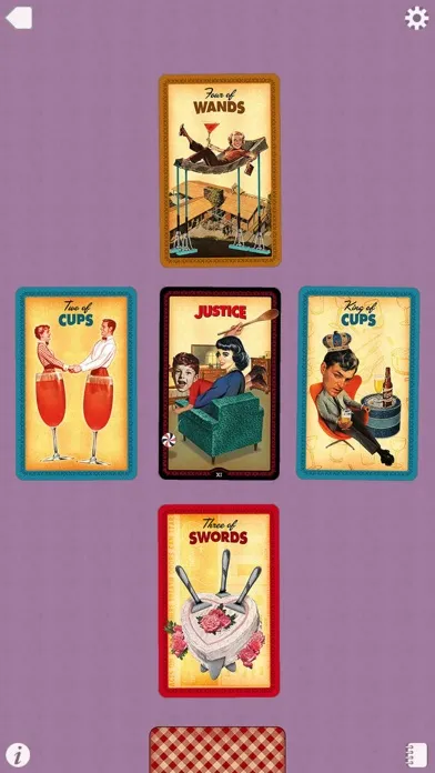 Screenshot di Housewives Tarot