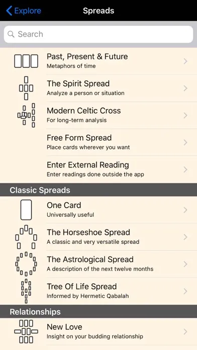 Mystical Tarot 스크린샷