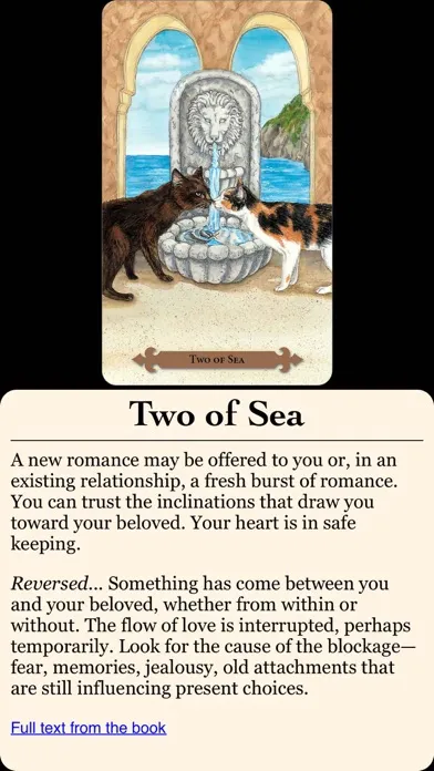 Mystical Cats Tarot স্ক্রিনশট